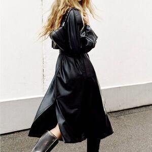 COPY - Zara Oversized leather trench coat